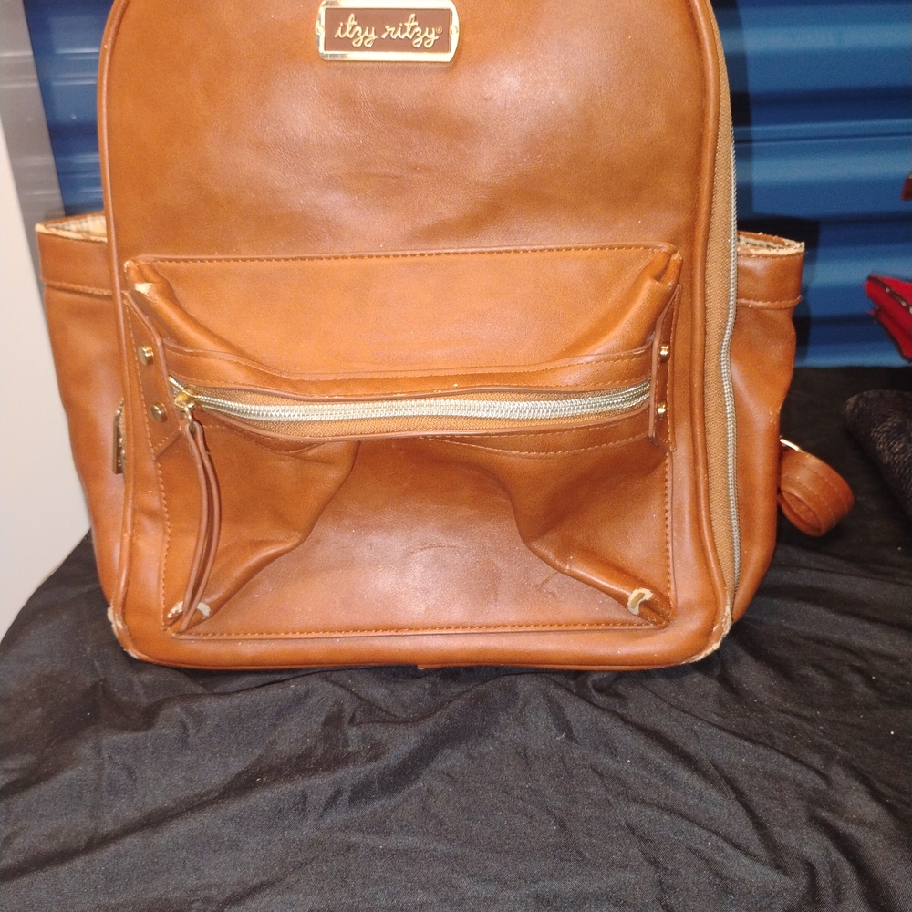 Itzy Ritzy Tan Backpack for Men